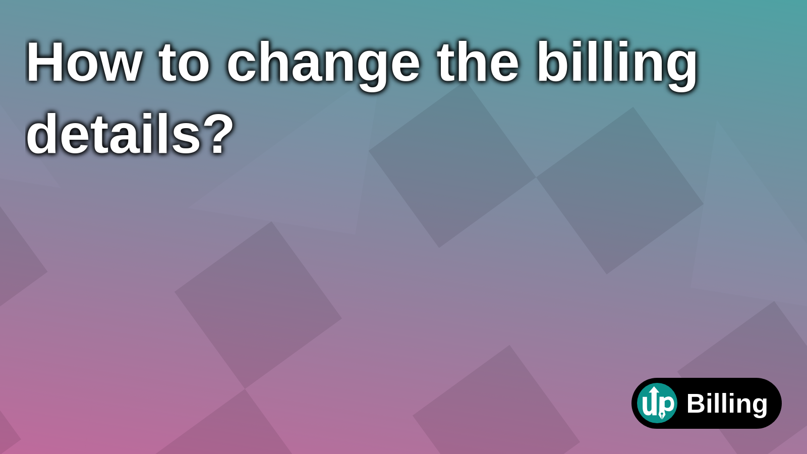 How To Change The Billing Details Billing Authoredup