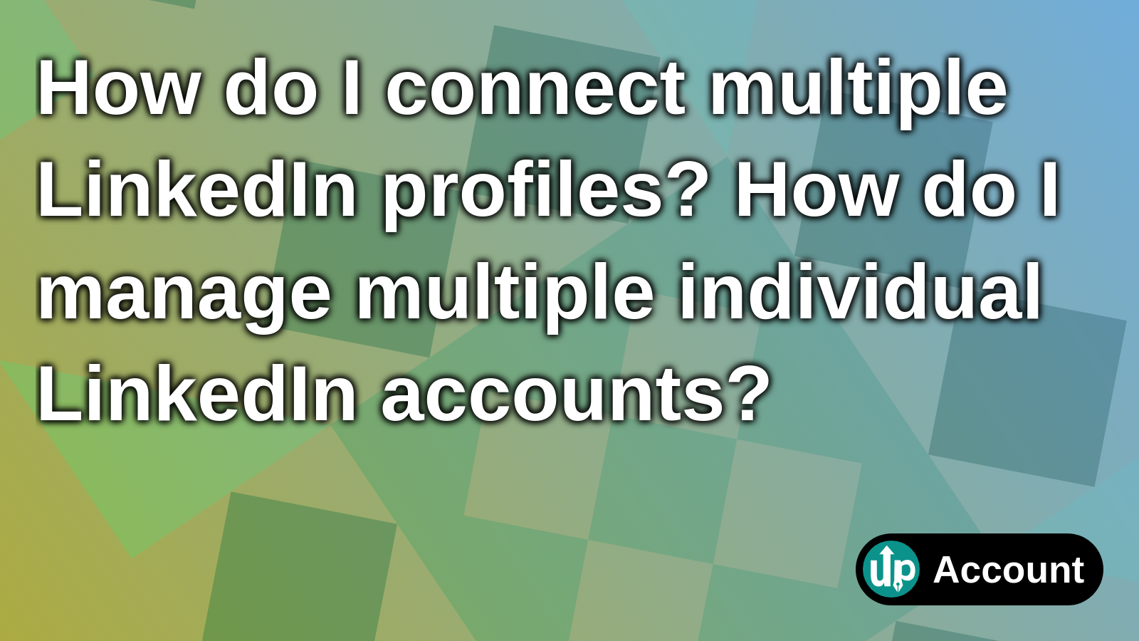 How do I connect multiple LinkedIn profiles? How do I manage multiple ...