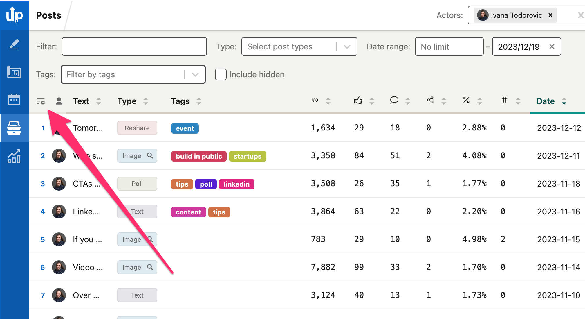 How To Personalise Tables In AuthoredUp User Guide AuthoredUp